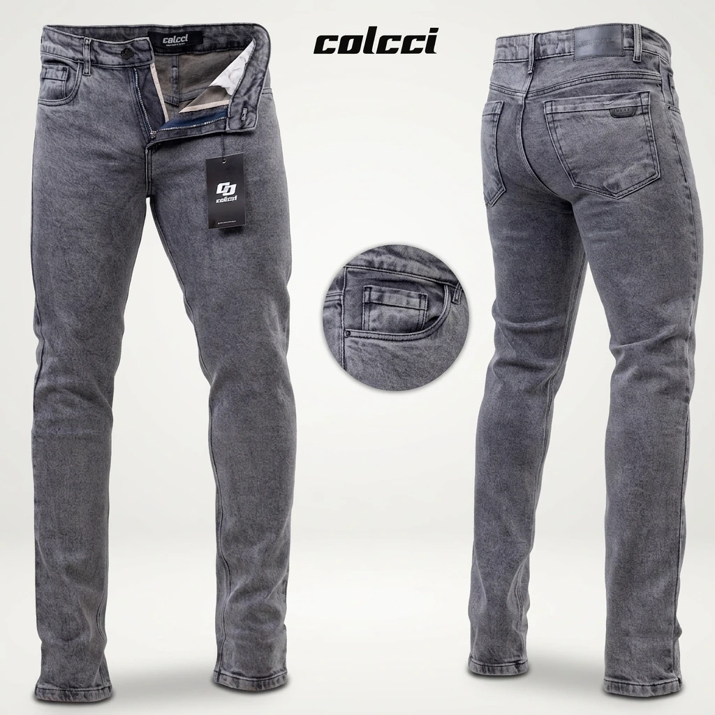 Calça Jeans COLCCI Slim Preto Claro Estonado