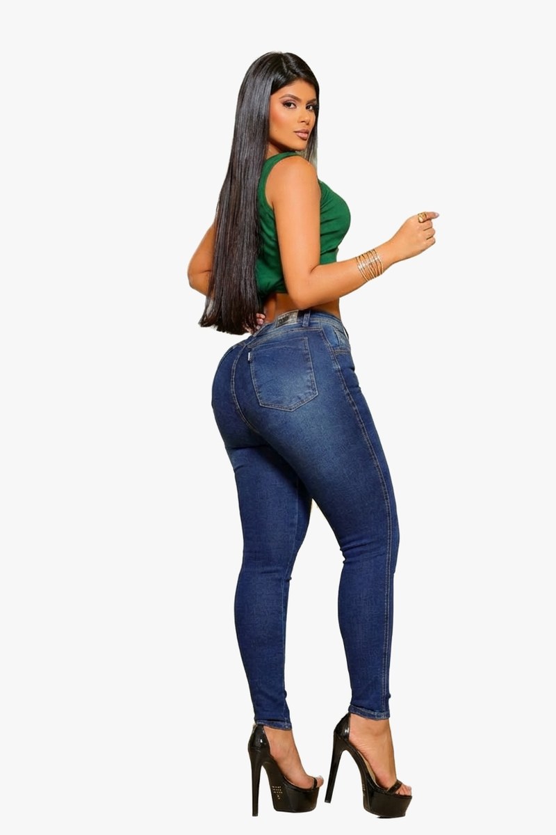 Calça Jeans Azul Lança Perfume