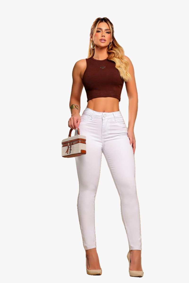 Calça Jeans Branca