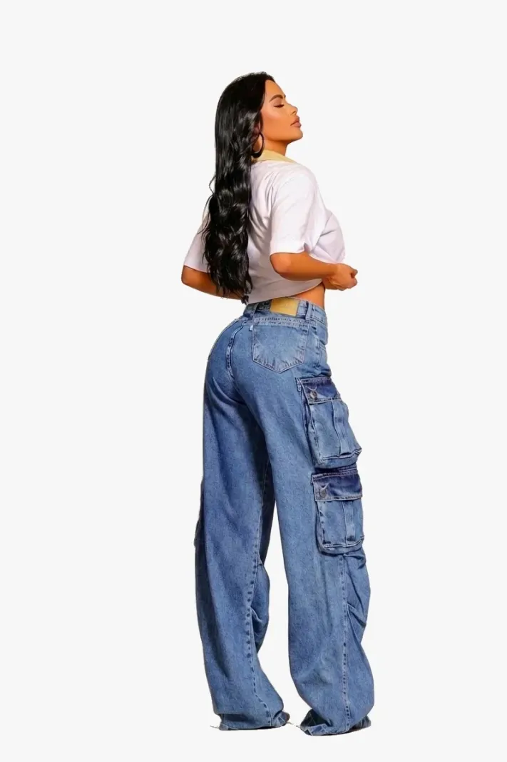 Calça Cargo 100% Algodão