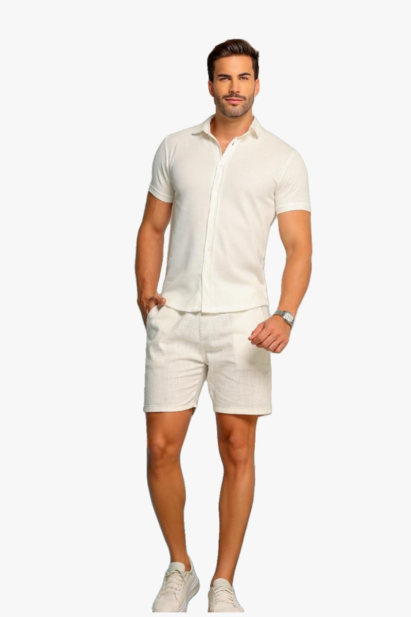 Conjunto Masculino Bege